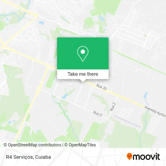 R4 Serviços map