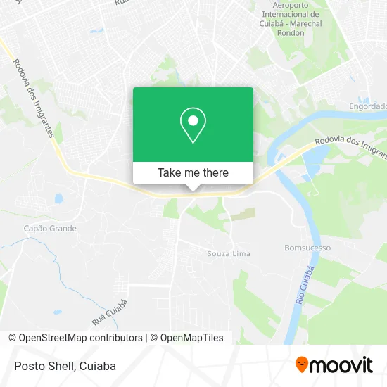 Posto Shell map