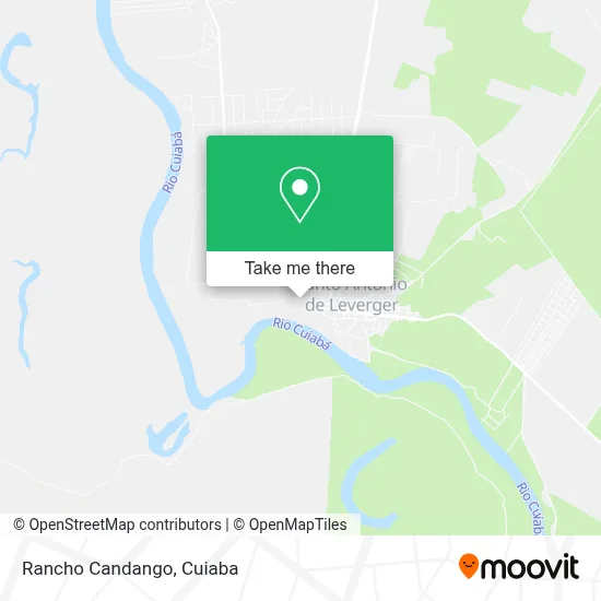 Rancho Candango map