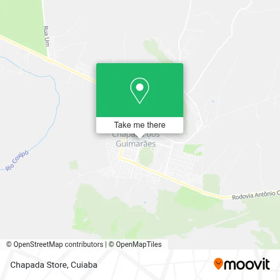 Chapada Store map