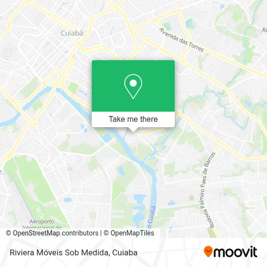 Riviera Móveis Sob Medida map