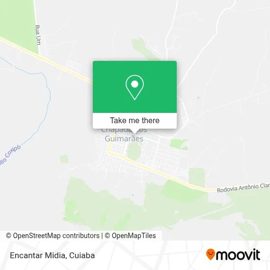 Encantar Midia map
