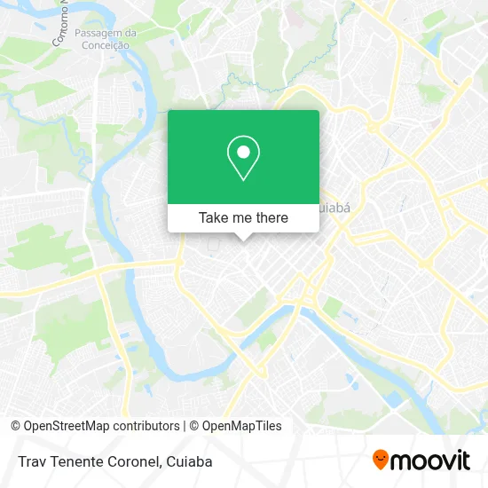 Trav Tenente Coronel map