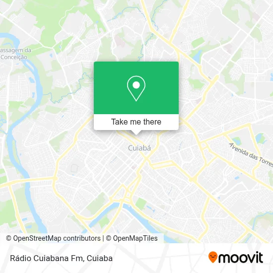 Rádio Cuiabana Fm map