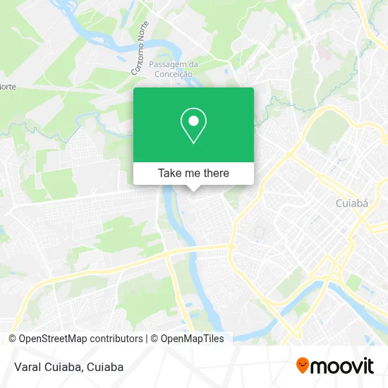 Varal Cuiaba map