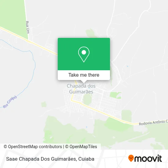 Saae Chapada Dos Guimarães map
