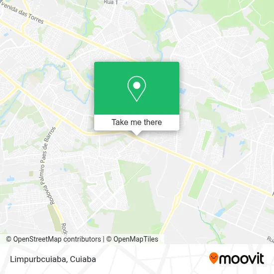Limpurbcuiaba map