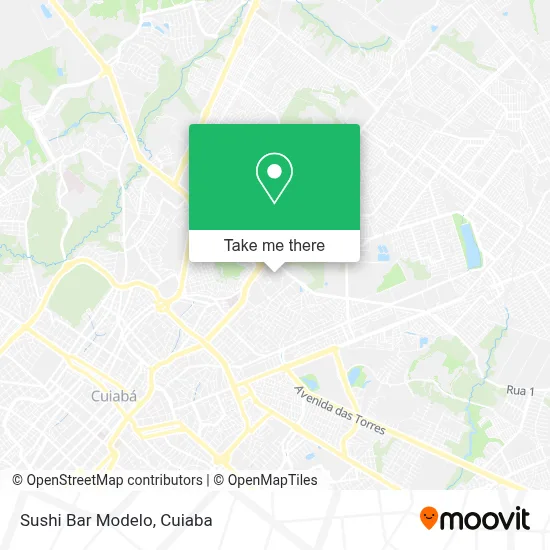 Sushi Bar Modelo map