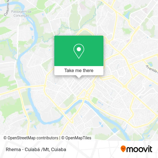 Rhema - Cuiabá /Mt map