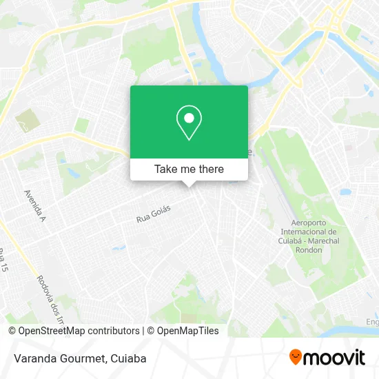 Varanda Gourmet map