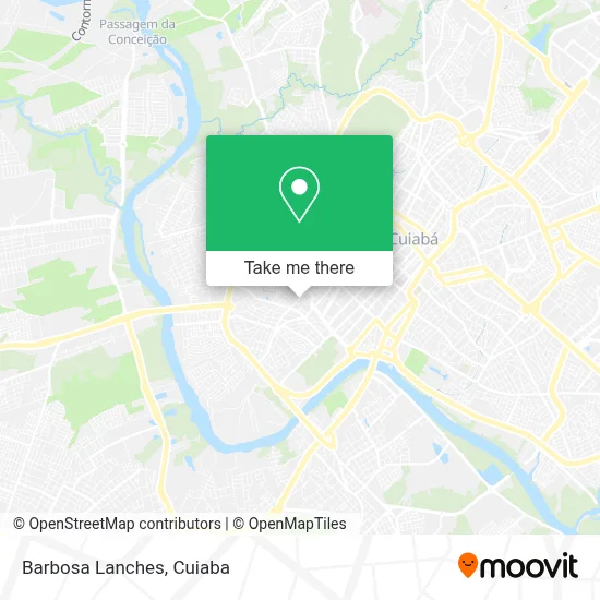 Barbosa Lanches map