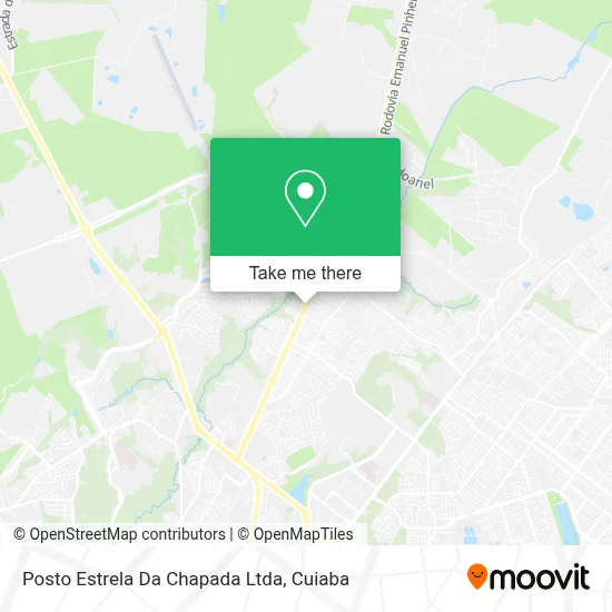 Posto Estrela Da Chapada Ltda map