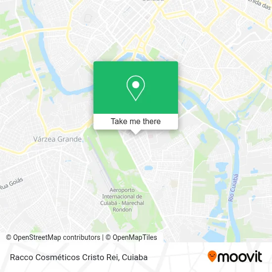 Racco Cosméticos Cristo Rei map