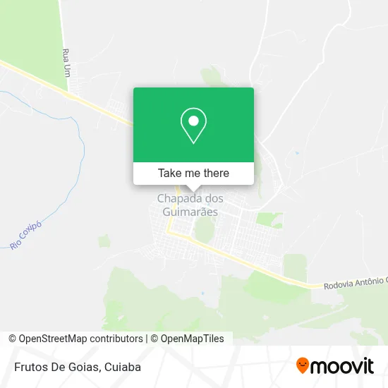 Frutos De Goias map