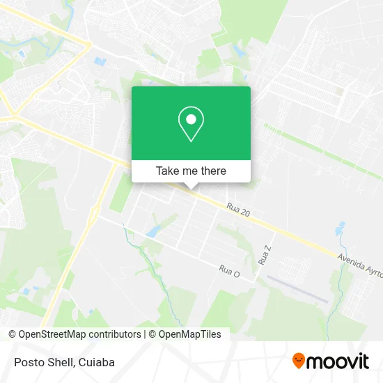 Posto Shell map