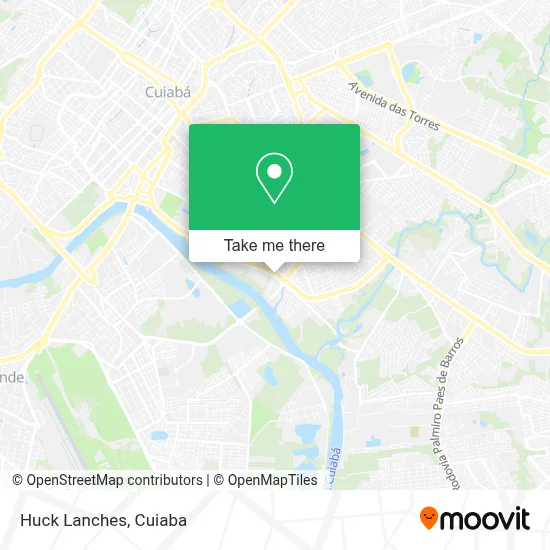 Huck Lanches map