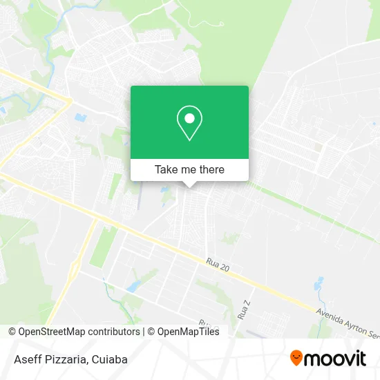 Aseff Pizzaria map