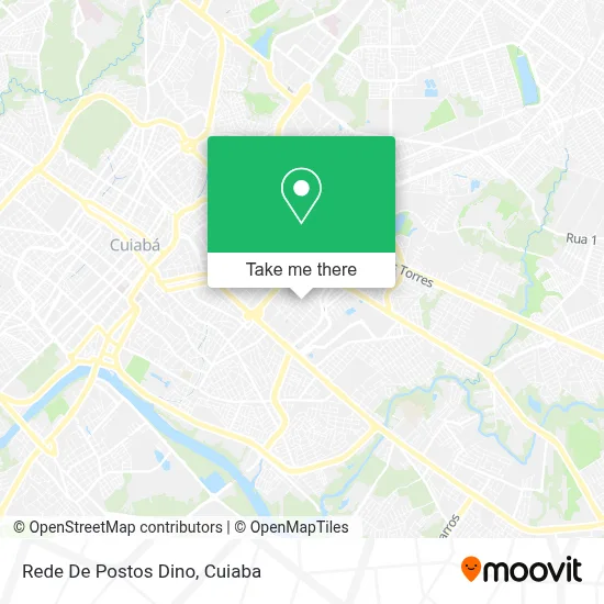 Rede De Postos Dino map