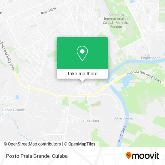 Posto Praia Grande map