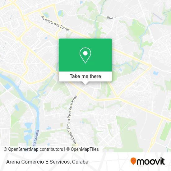 Arena Comercio E Servicos map