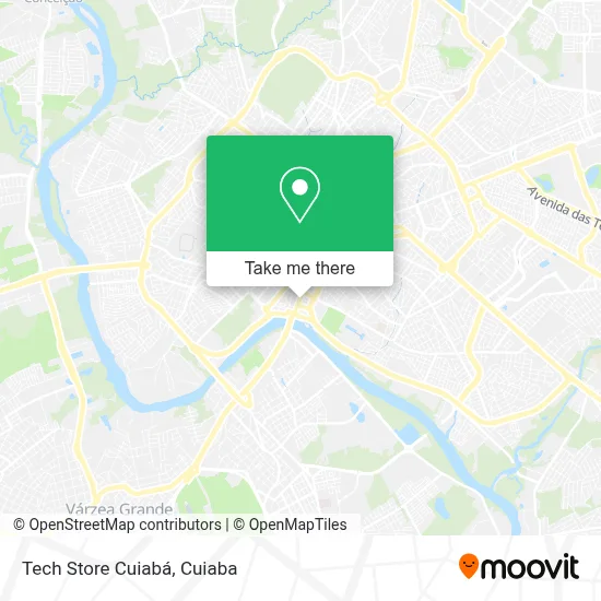 Tech Store Cuiabá map