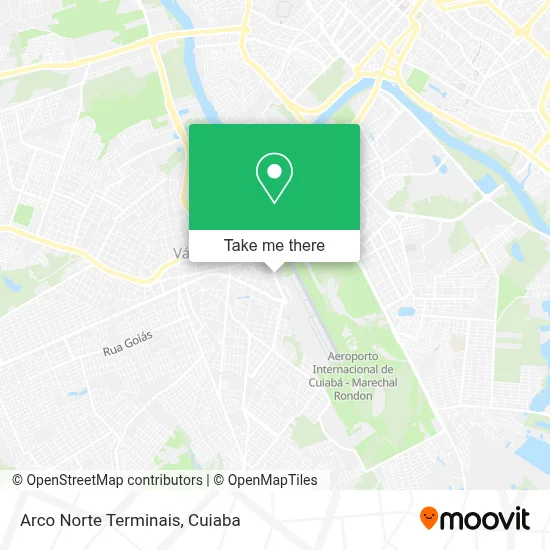 Arco Norte Terminais map