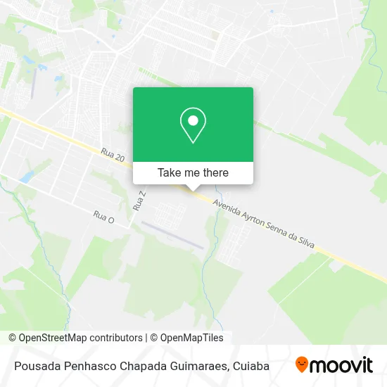 Pousada Penhasco Chapada Guimaraes map