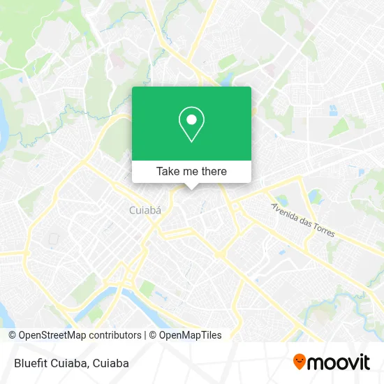 Bluefit Cuiaba map