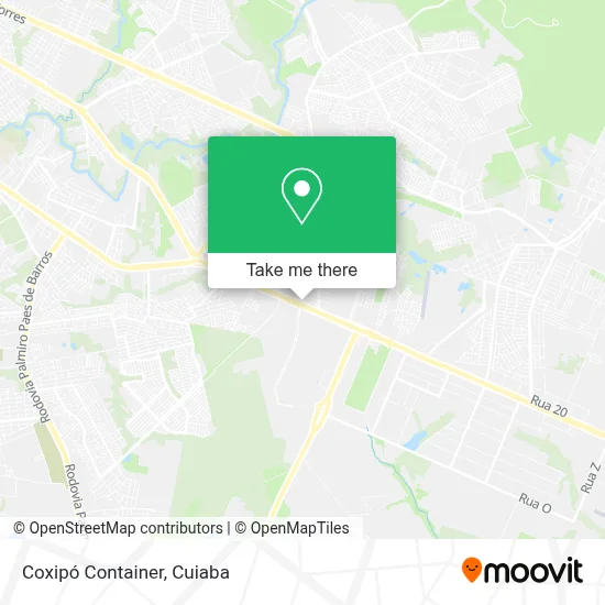 Coxipó Container map