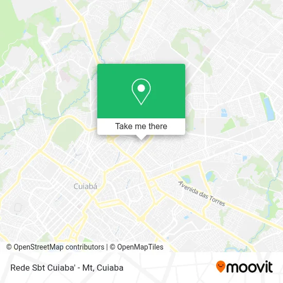 Rede Sbt Cuiaba' - Mt map