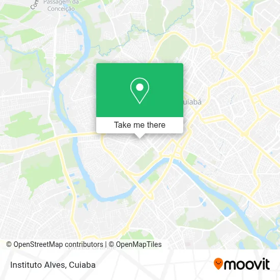 Instituto Alves map