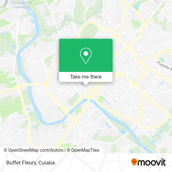 Buffet Fleury map