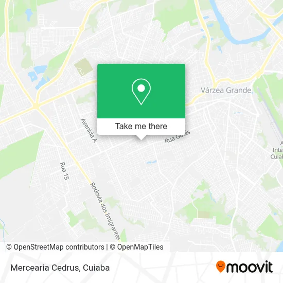 Mercearia Cedrus map