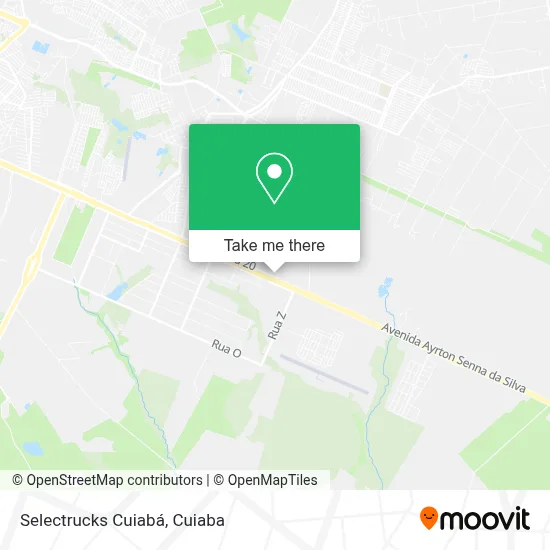 Selectrucks Cuiabá map