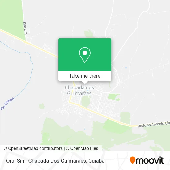 Oral Sin - Chapada Dos Guimarães map
