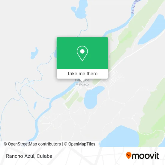 Rancho Azul map