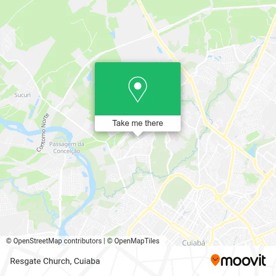 Resgate Church map