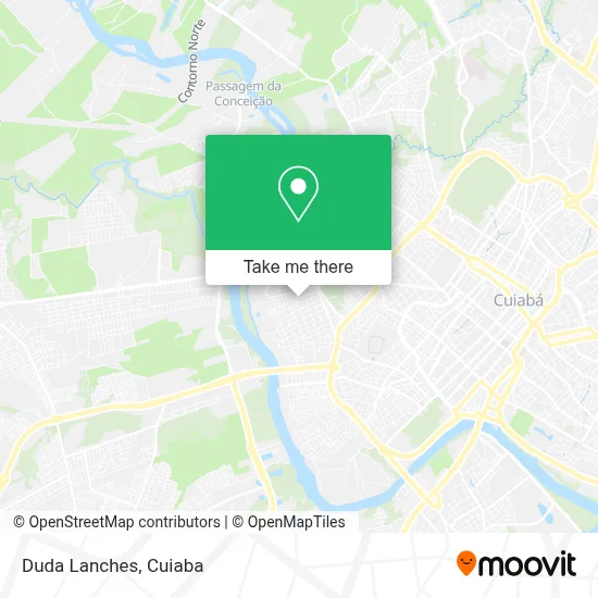 Duda Lanches map