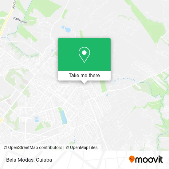 Bela Modas map
