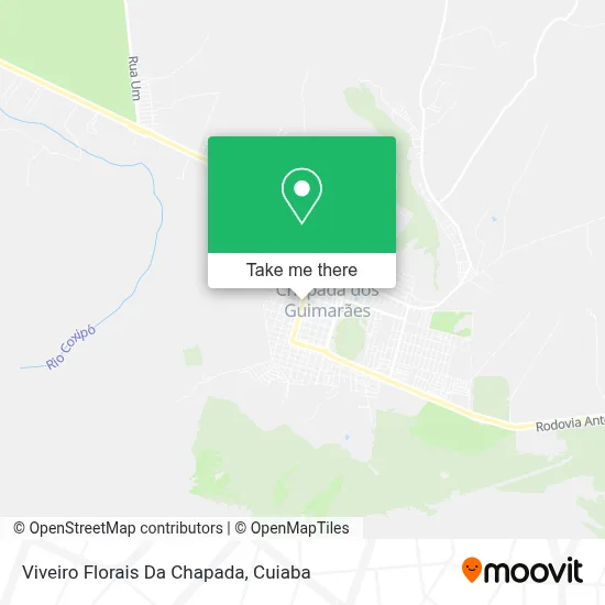 Viveiro Florais Da Chapada map