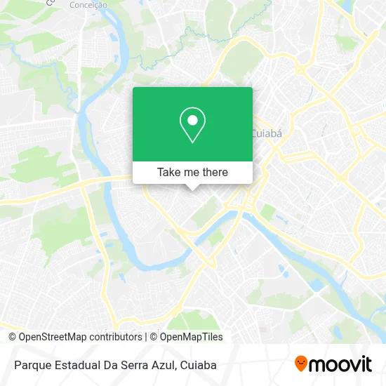 Parque Estadual Da Serra Azul map