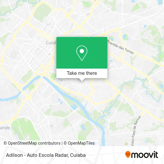 Adilson - Auto Escola Radar map