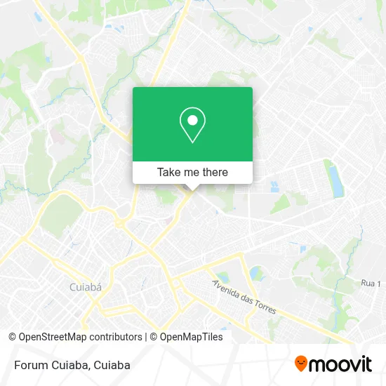 Forum Cuiaba map