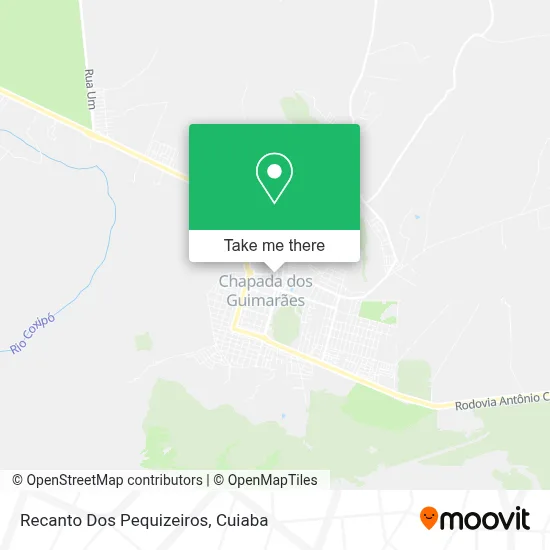 Recanto Dos Pequizeiros map