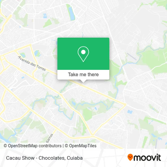 Cacau Show - Chocolates map