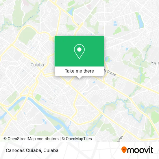 Canecas Cuiabá map