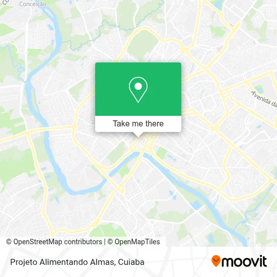 Projeto Alimentando Almas map