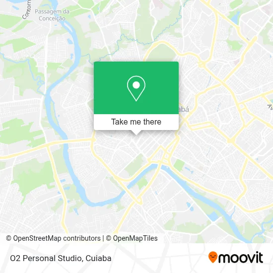 O2 Personal Studio map