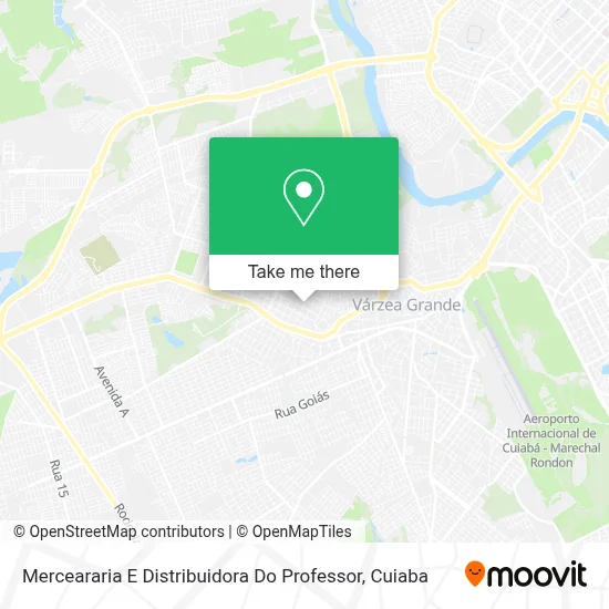 Merceararia E Distribuidora Do Professor map