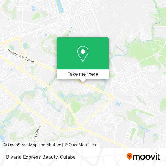 Divaria Express Beauty map